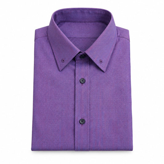 Purple Button-Down Shirt