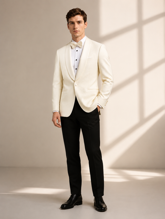 Ivory Shawl Lapel Tuxedo
