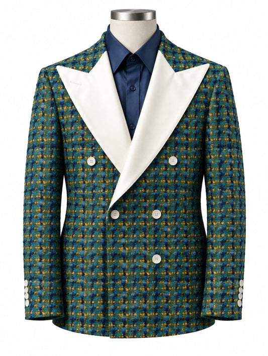 Green Tweed Tuxedo with Shirt