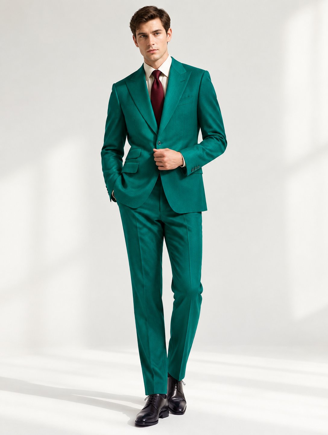 Emerald Green Two-Piece Suit