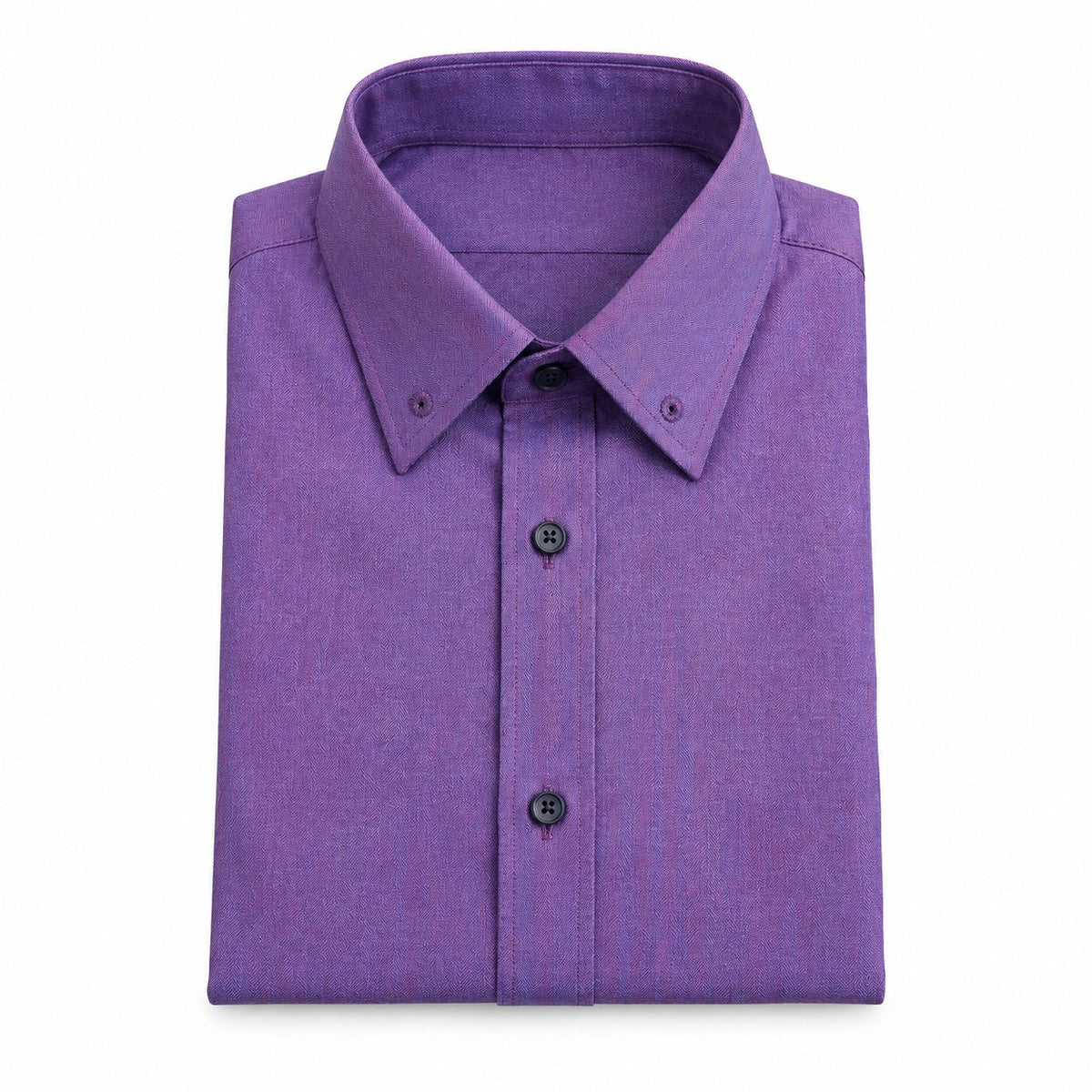 Purple Button-Down Shirt
