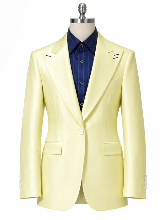 Cream Peak Lapel Tuxedo