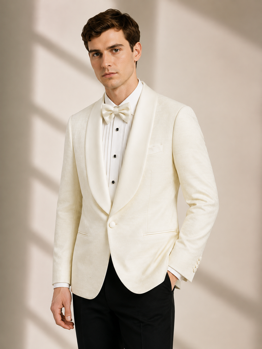 Ivory Shawl Lapel Tuxedo
