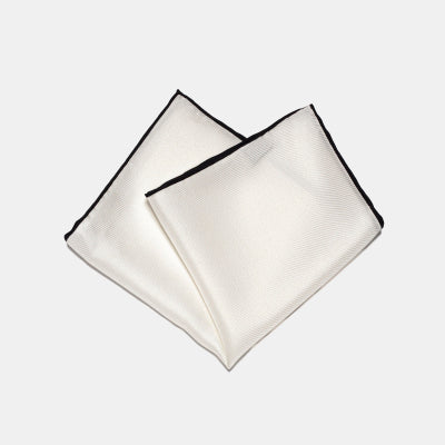 Contrast Edge Silk Square