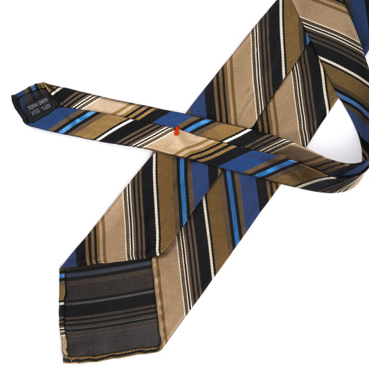 Multicolor Retro Stripe Silk Tie
