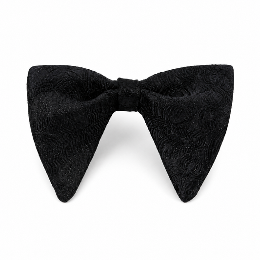 Midnight Jacquard Bow Tie