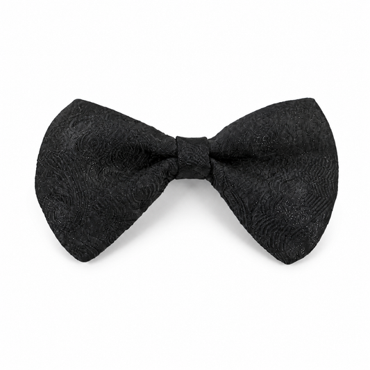 Midnight Jacquard Bow Tie