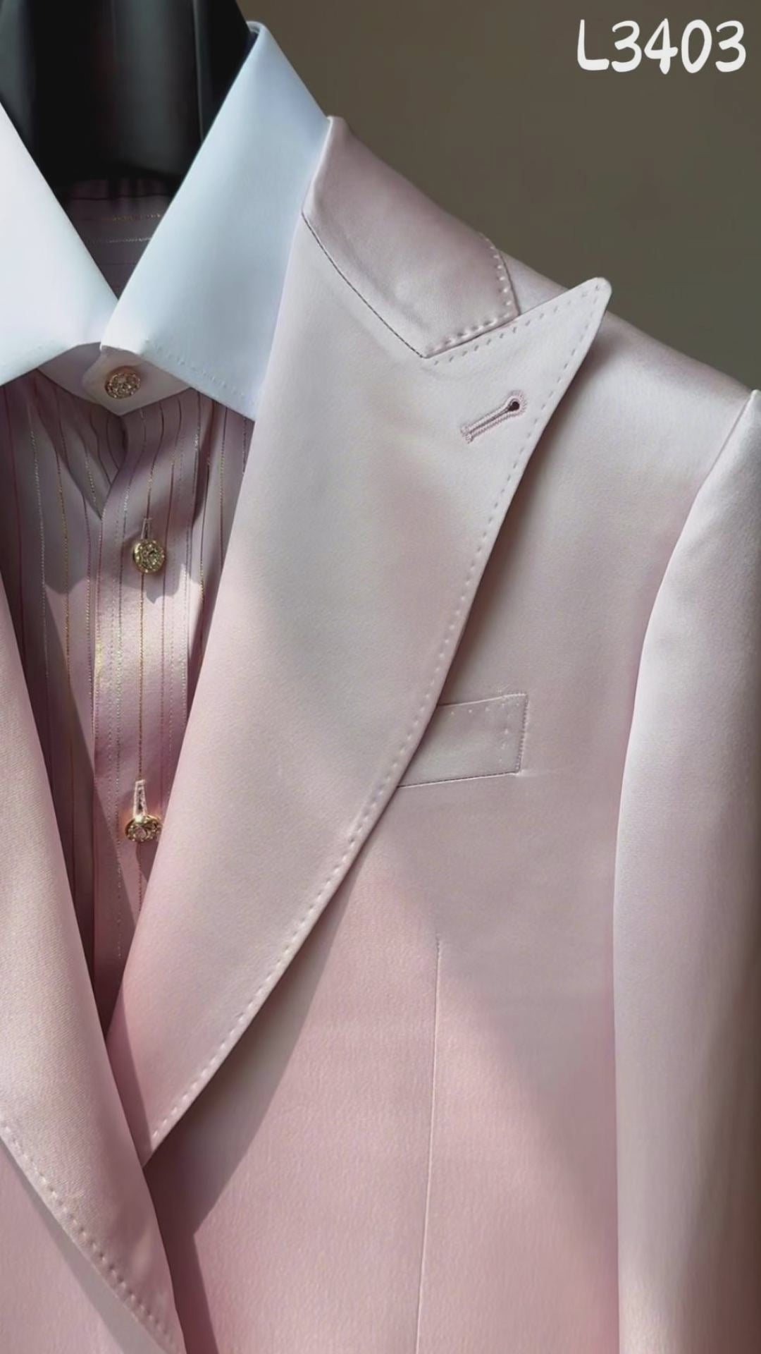 Pink Peak Lapel Suit